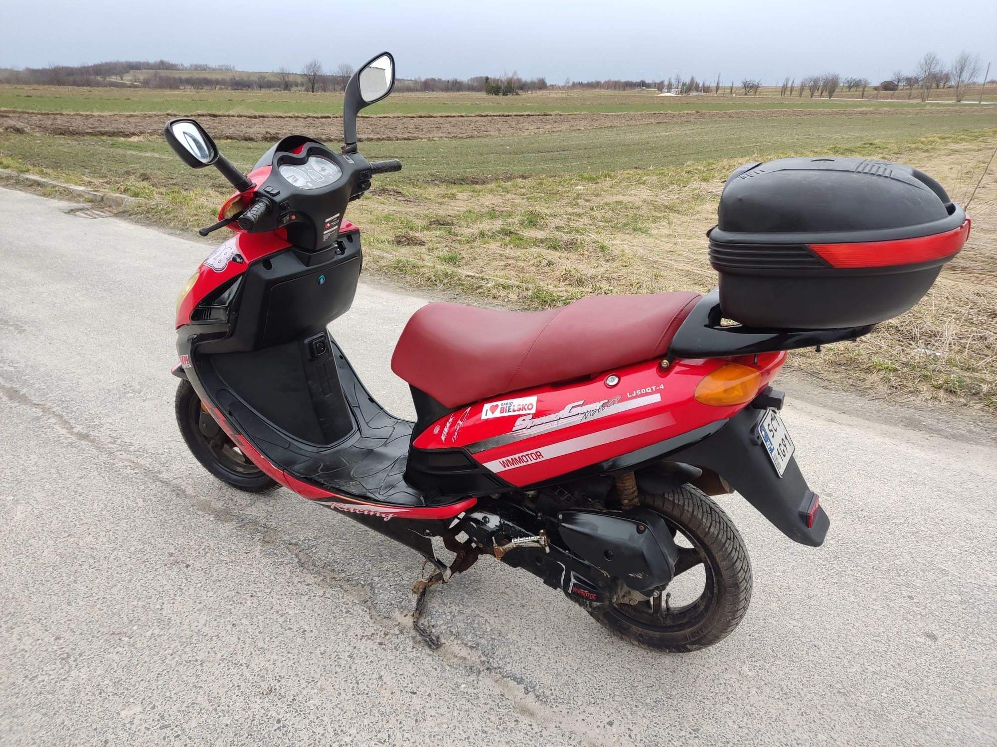 Longija 50 duży skuter 50 możliwy transport