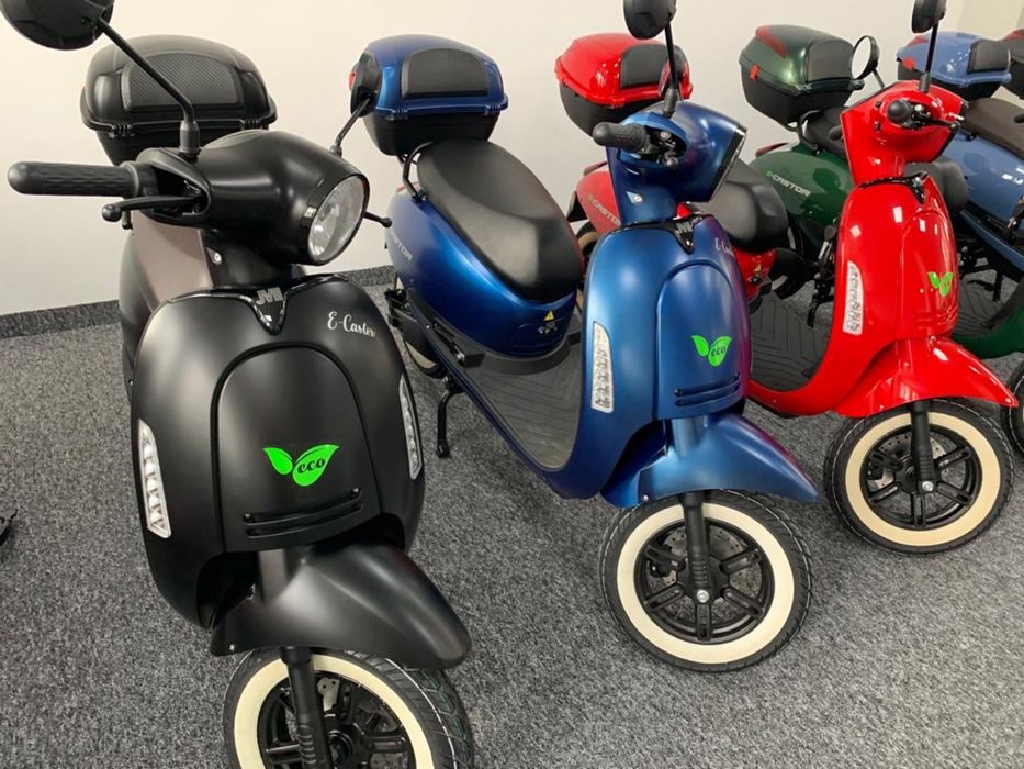 Skuter elektryczny E-Castor do 45 km/h z baterią homologacja EU L1E-B