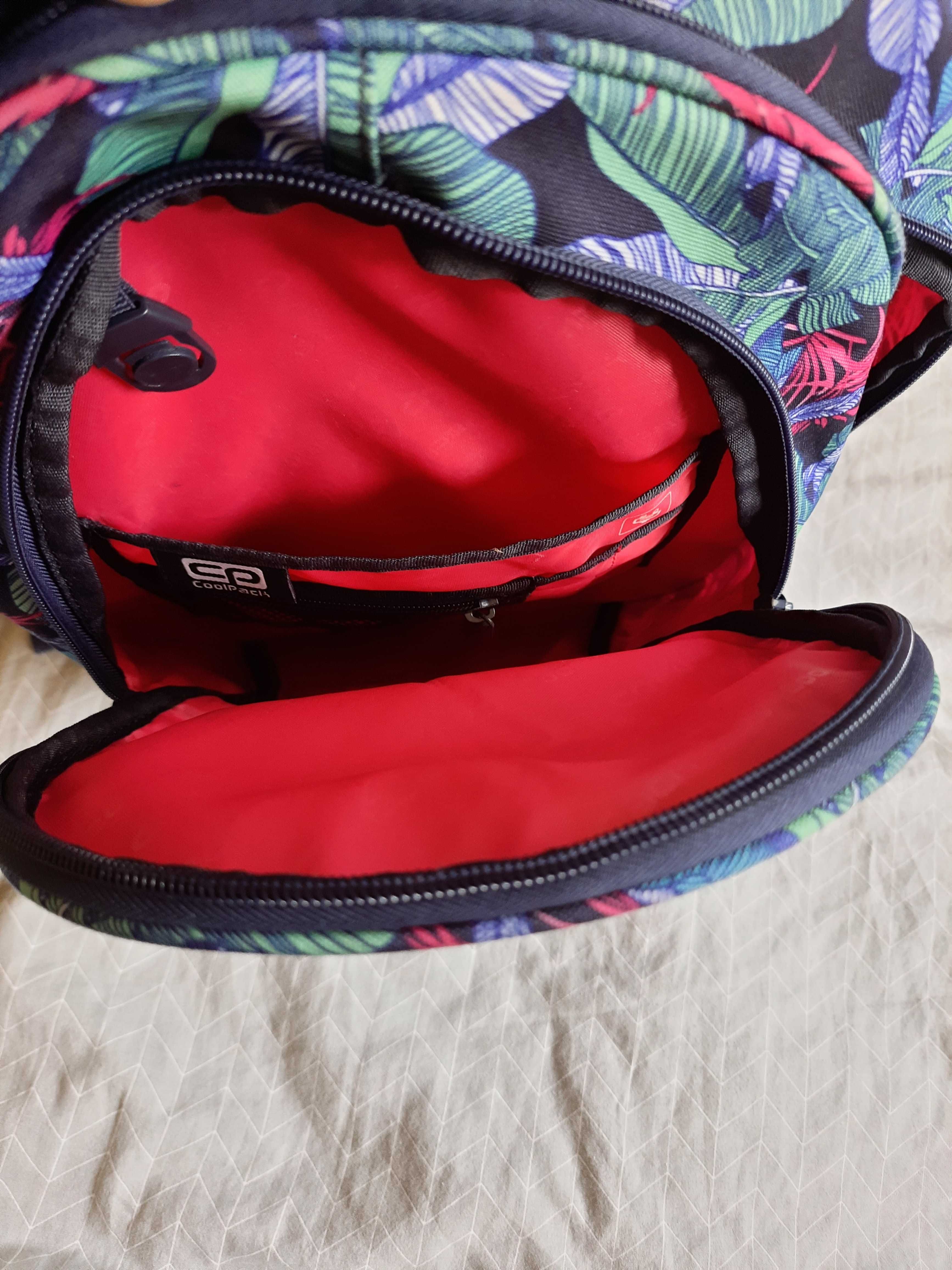 Plecak młodzieżowy szkolny CoolPack Faktor Turquoise Jungle