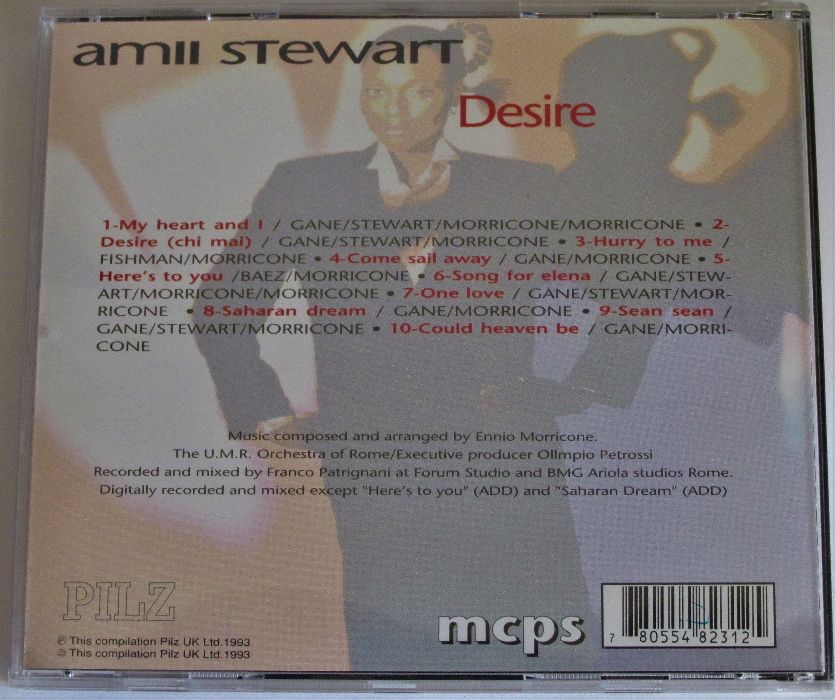CD - Amii Stewart, Desire, novo, raro