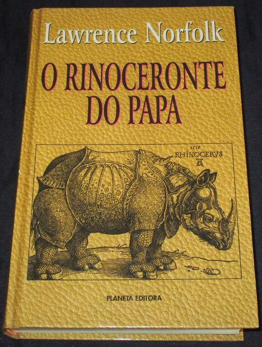 Livro O Rinoceronte do Papa Lawrence Norfolk