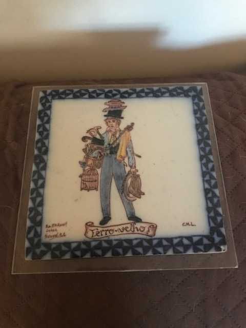 Azulejo profissões  - Ferro Velho