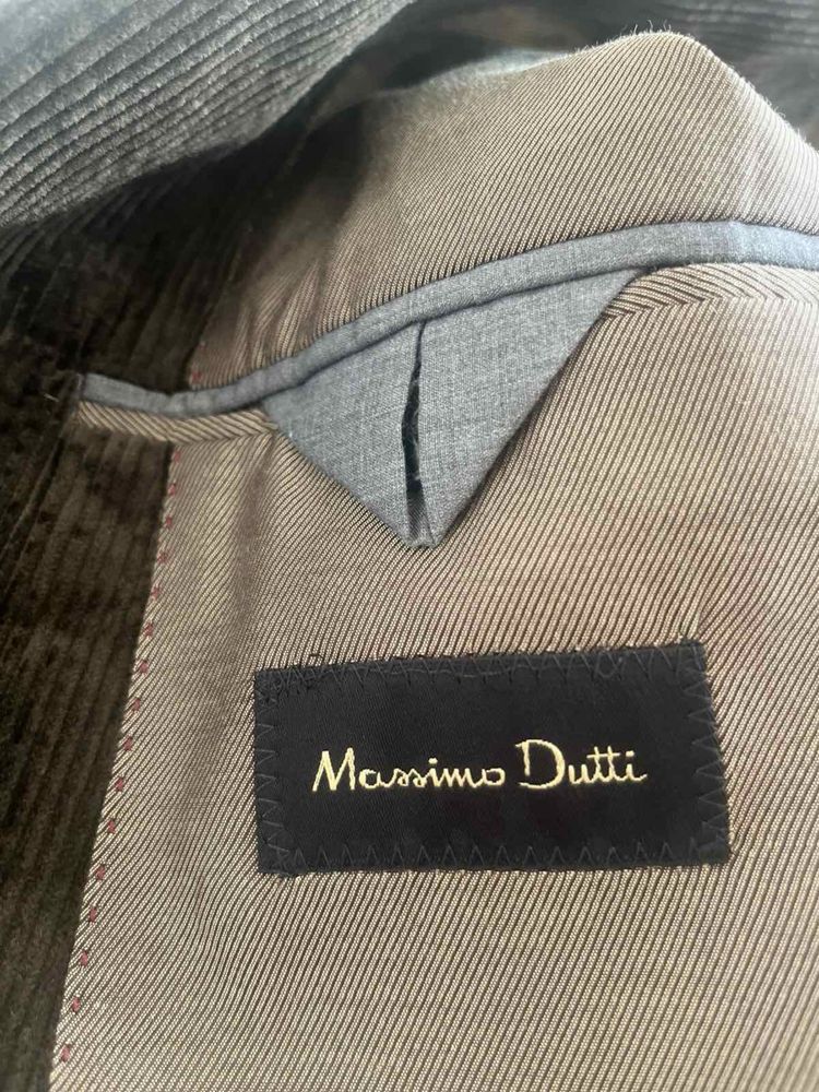 Вельветовый пиджак Massimo Dutti