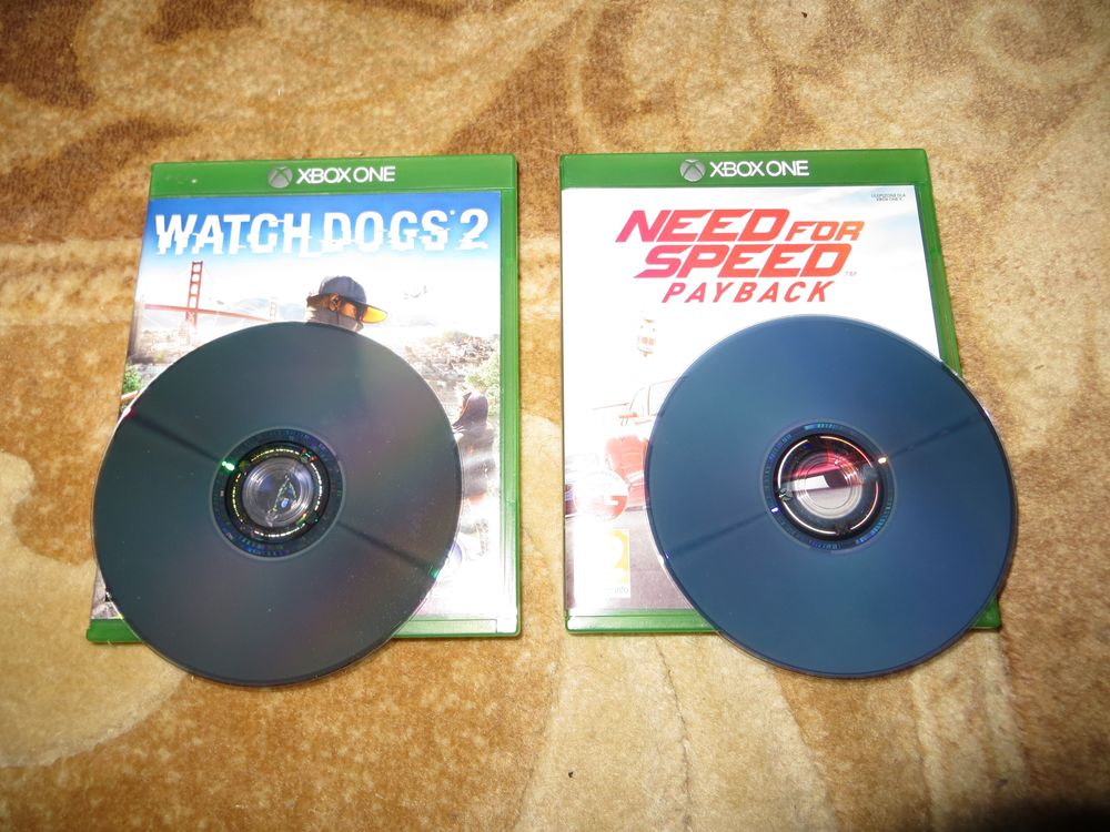 Need for Speed Payback; Watch Dogs 2 (ігри, Xbox One) у гарному стані