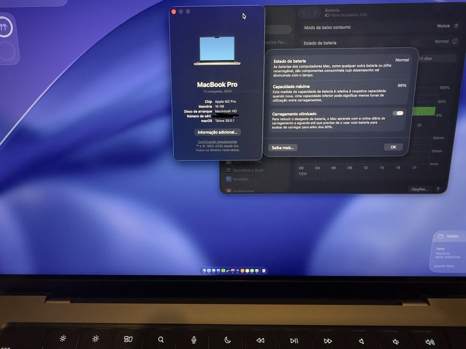 Macbook Pro 14” M2 Pro + 16gb ram + 512gb SSD