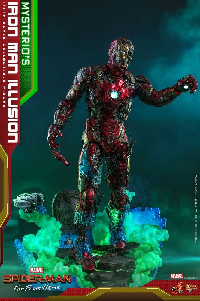 Фигурка 1/6 hot toys mms 580 far from home IRON MAN ILLUSION