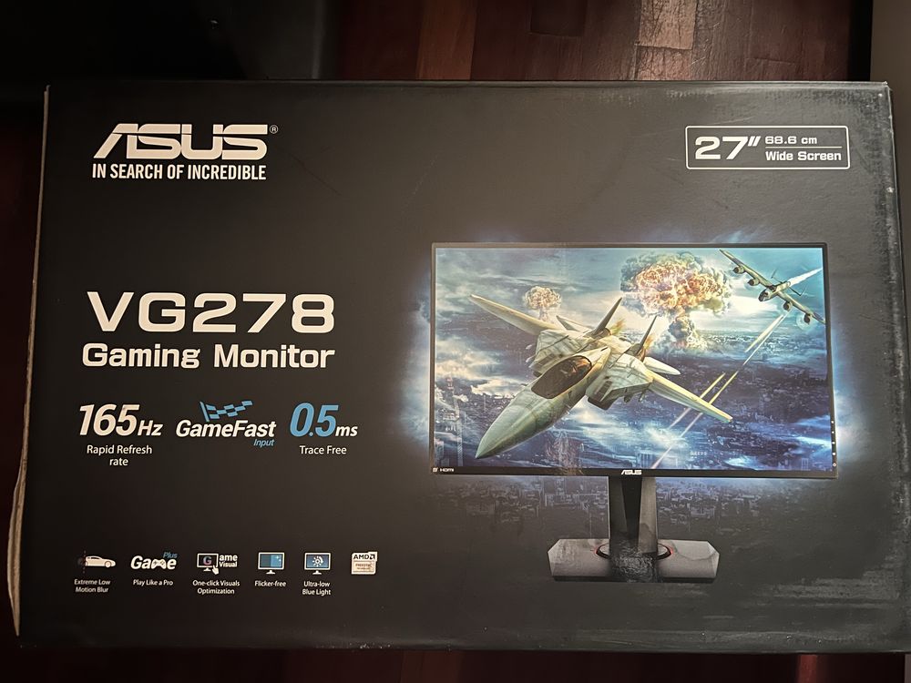 Monitor Asus VG278QR 27” 165HZ