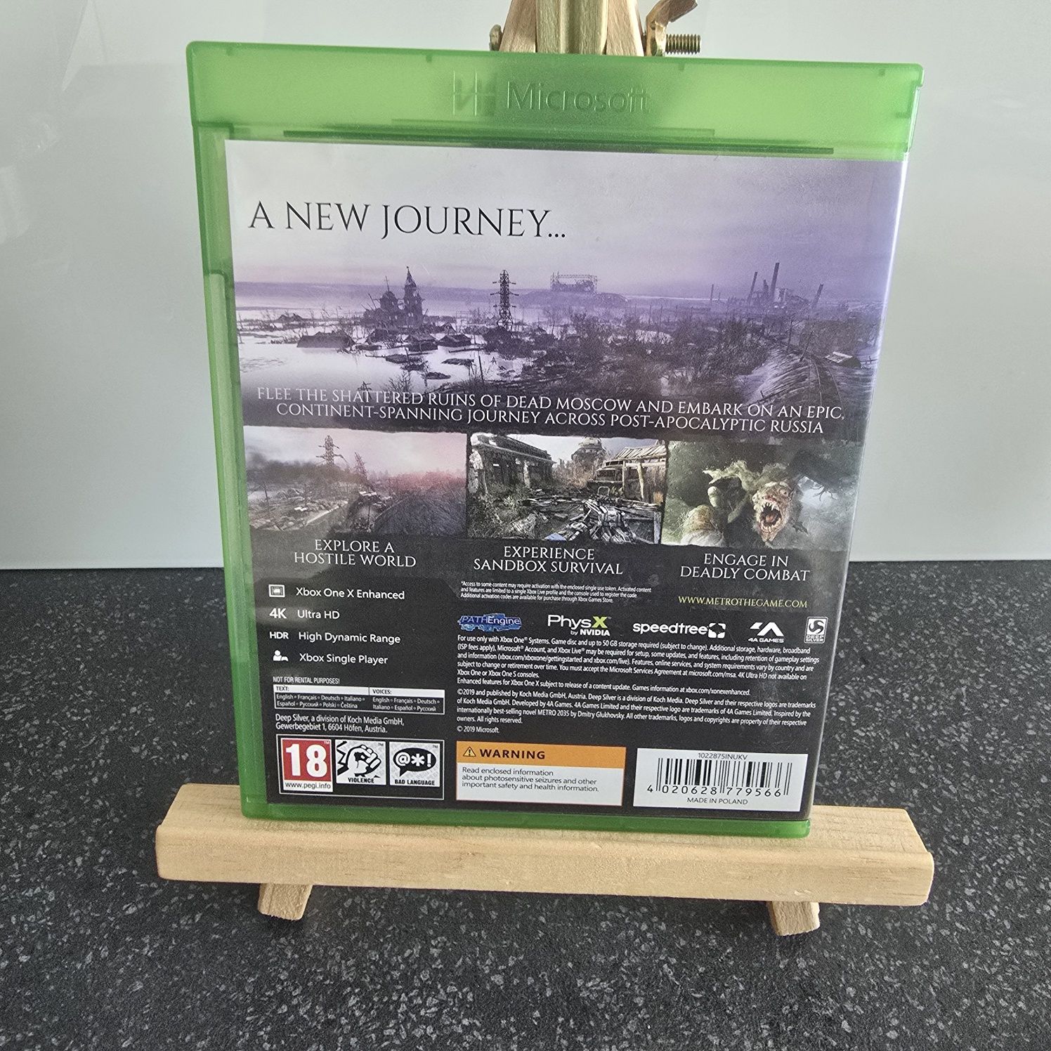 Metro Exodus xbox one wersja PL