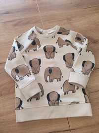 Bluza H&M w slonie, rozm 86, jak Nowa