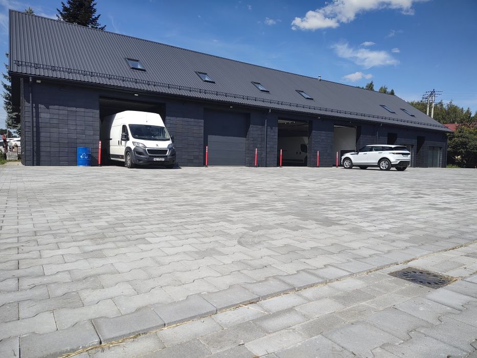 Podnajmę część grzanej hali z parkingiem i wjazdem z poziomu "0"