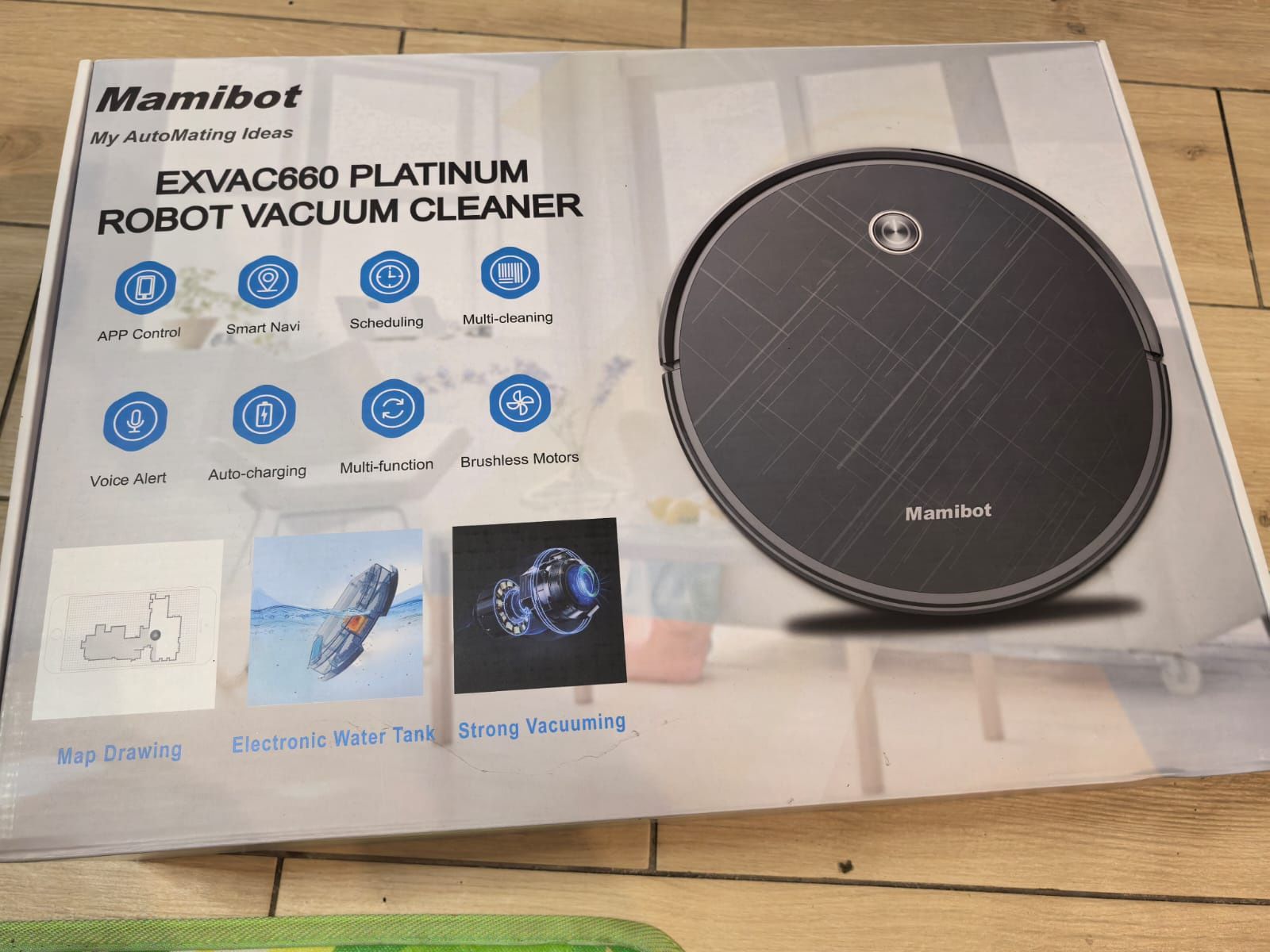 Odkurzacz sprzątający mamibot EXVAC660 Platinum