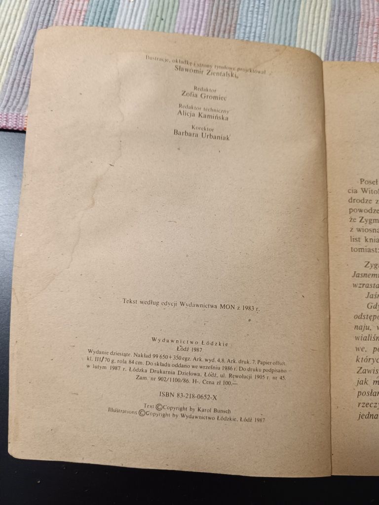 O Zawiszy Czarnym opowieść Karol Bunsch