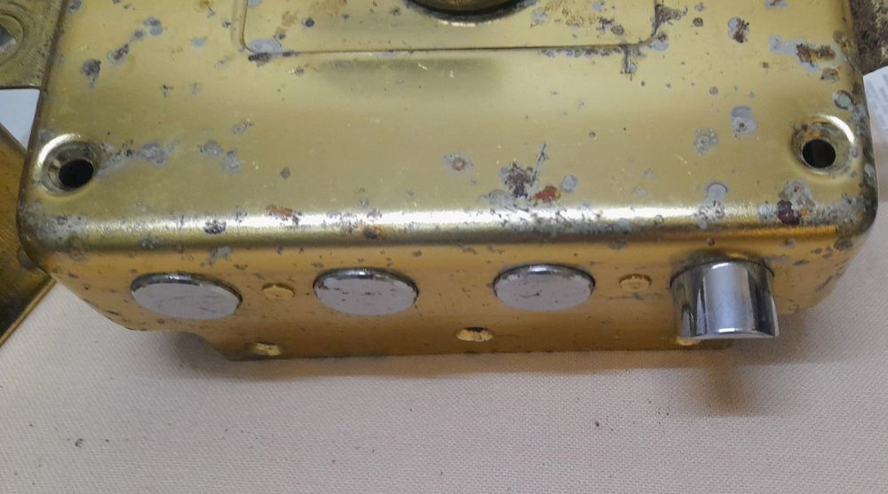 Fechadura Cisa de 3 trancas com acessórios