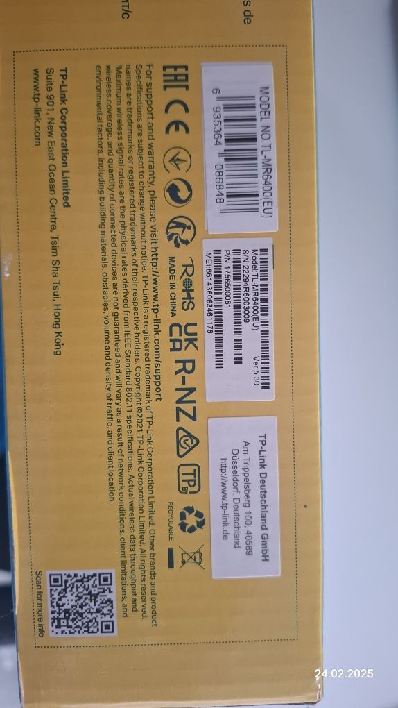 repeater wifi AC750 TP-Link Uniwersalny wzmacniacz WiFi