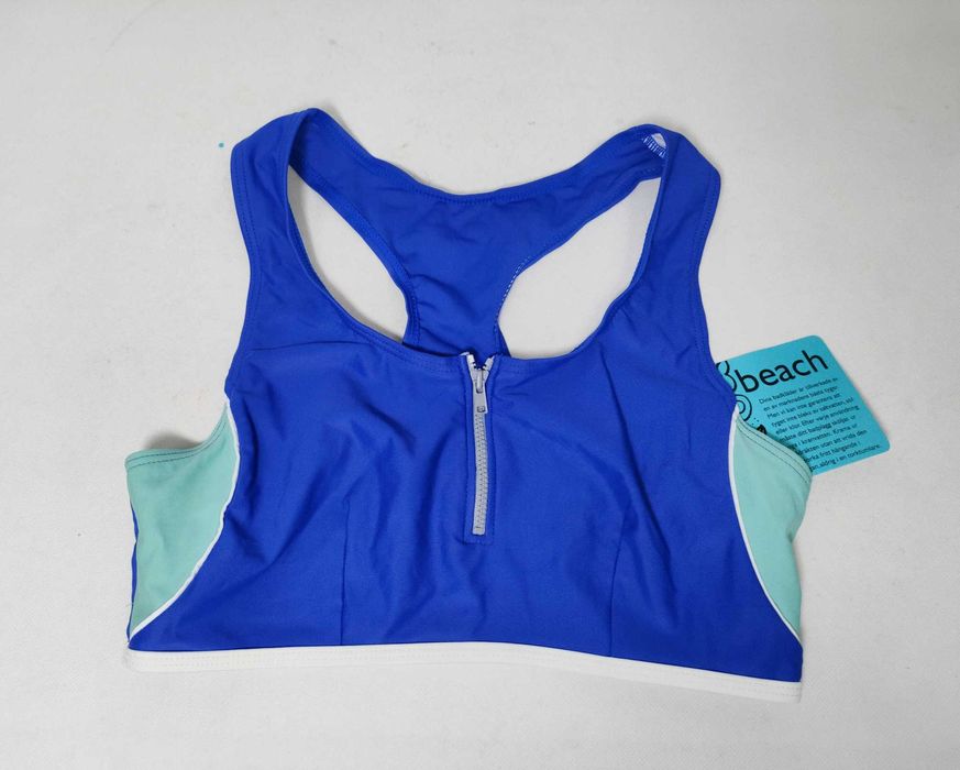 Strój kąpielowy dwuczęściowy sportowy bikini niebieski 34/36 ST0194A