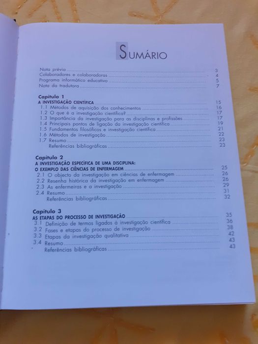 Livro "O processo de investigação da concepção à realização"