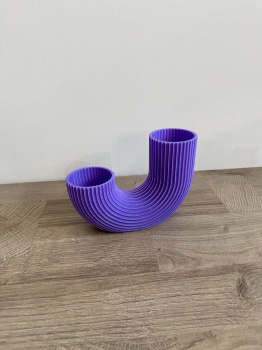 Nowoczesny ozdobny wazon z druku 3d