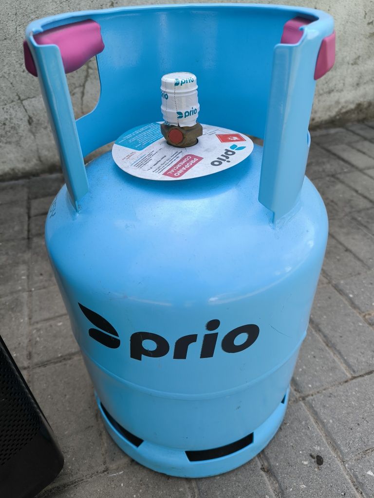 Aquecedor a gaz com botija