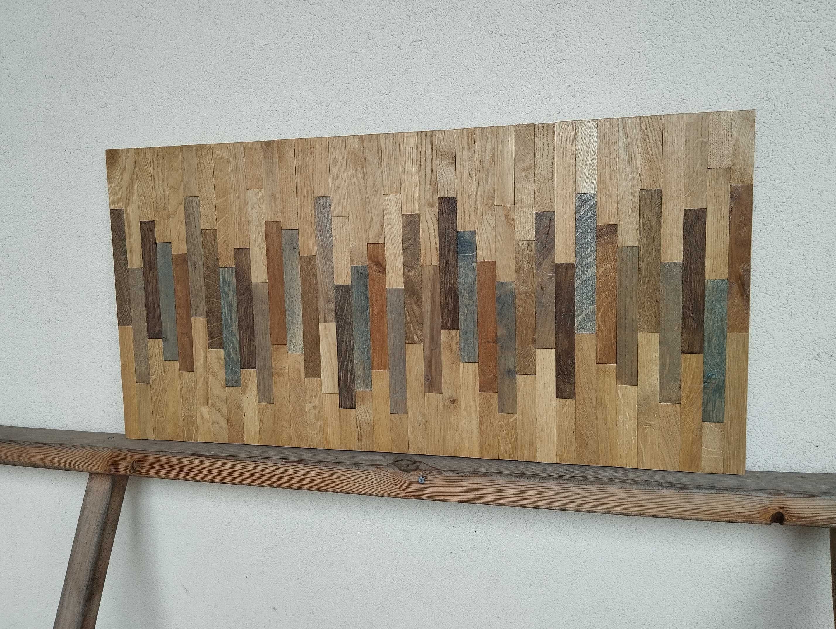 Obraz z drewna dekoracja ścienna ręcznie wykonana 80 x 40 cm