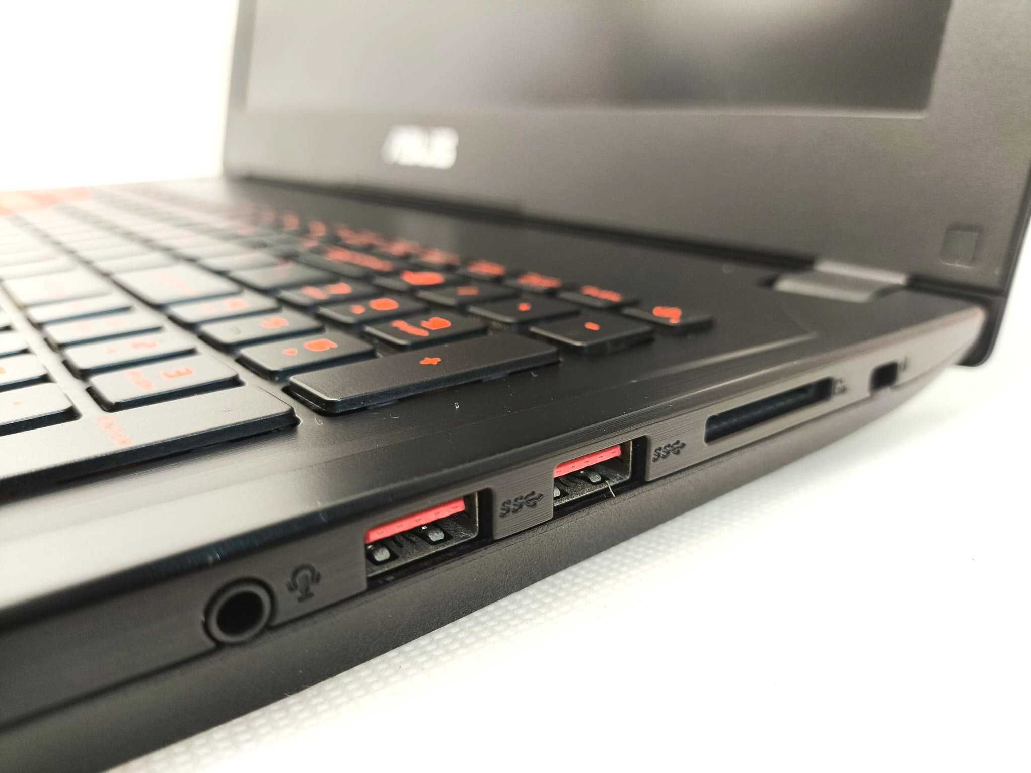 Laptop GAMINGOWY Asus ROG i7 16GB 256GB + 1TB GTX 1070 8GB W11 GWARANC