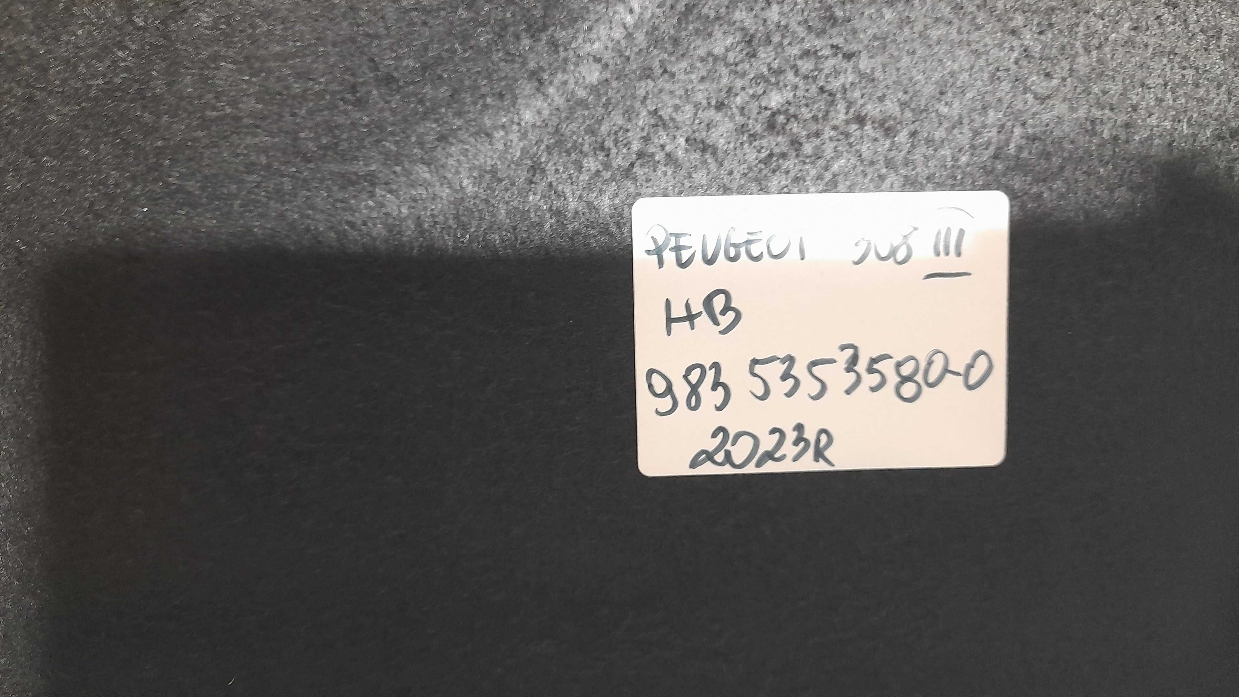 Tylna półka bagażnika Peugeot 308 III T10 2023