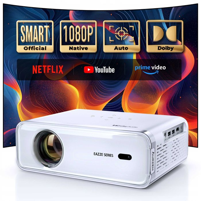 Aurzen Eazze D1 – Netflix, Full HD 1080p, 4K, Autofokus, WiFi6/BT B+B"