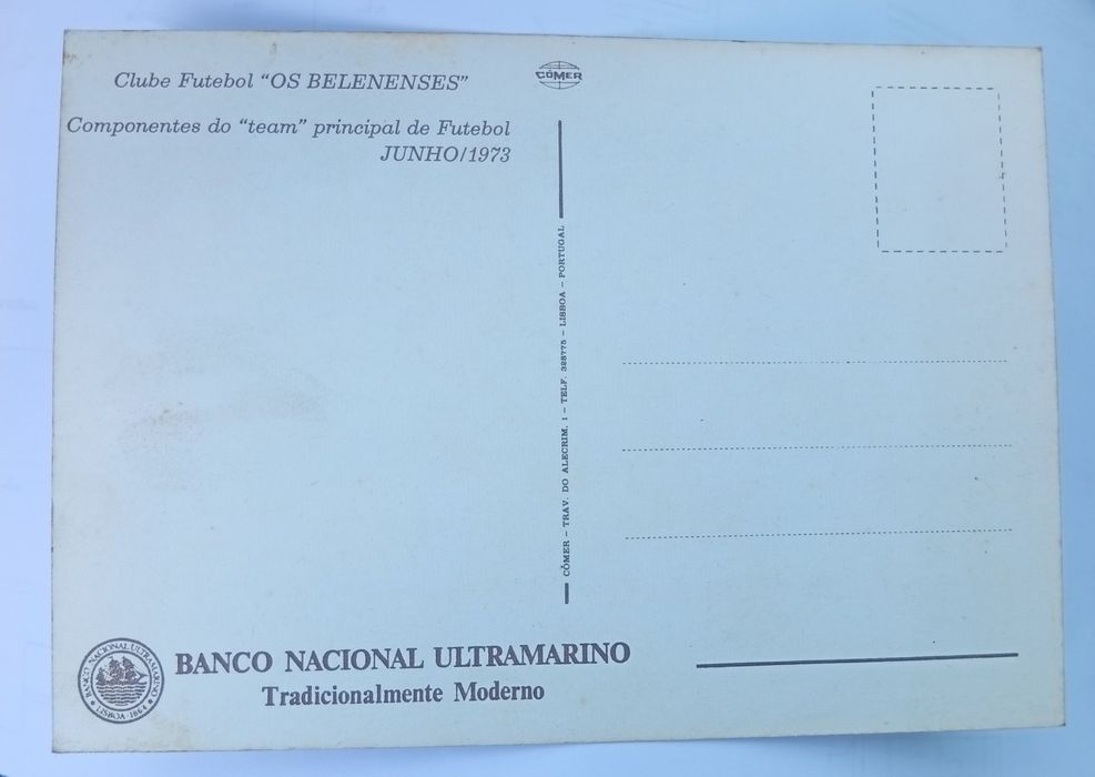 Postal do Belenenses de 1973
