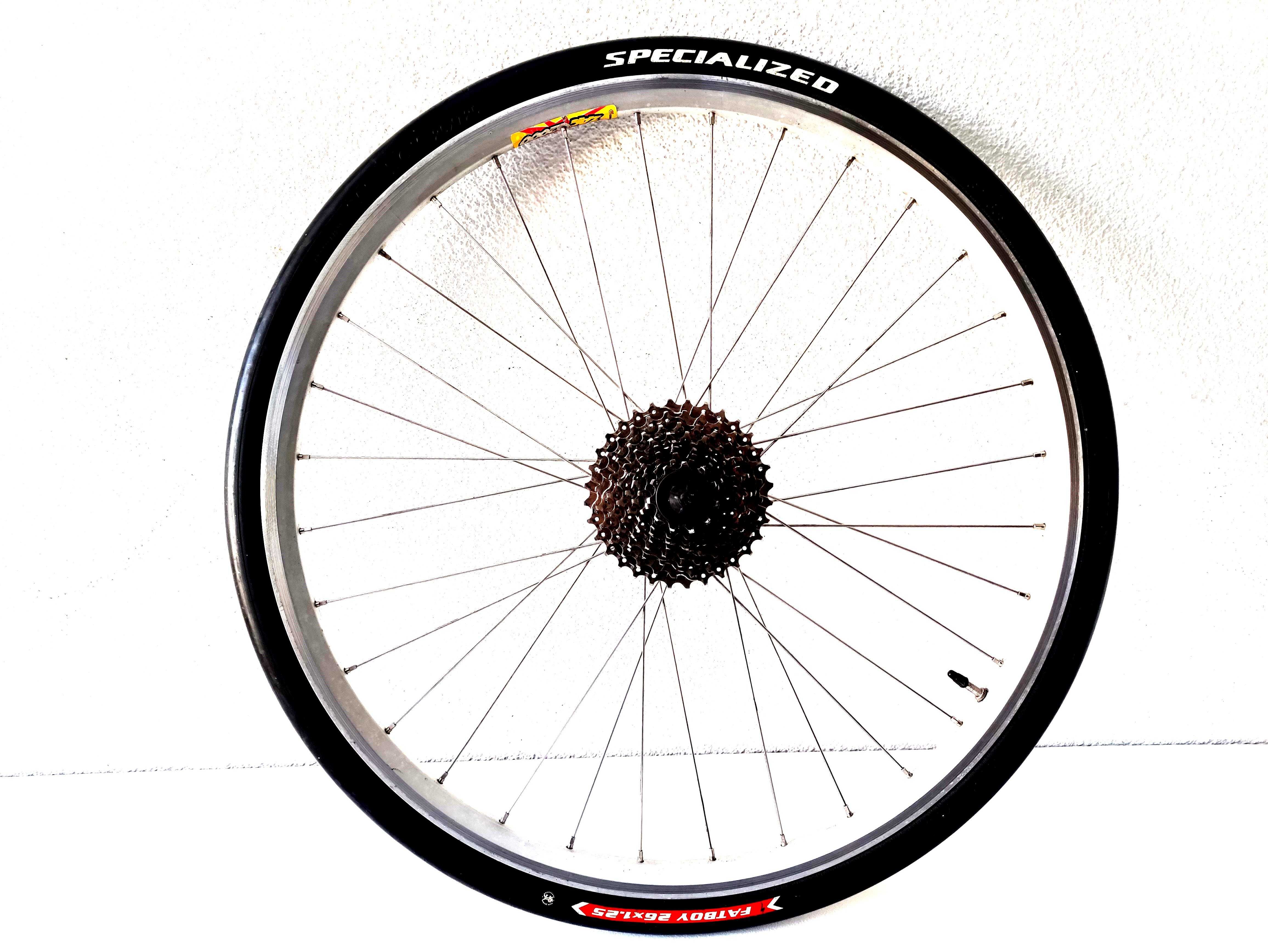 Kompletne Koło tył Shimano DEORE Opona SPECIALIZED Kaseta MTB 26''