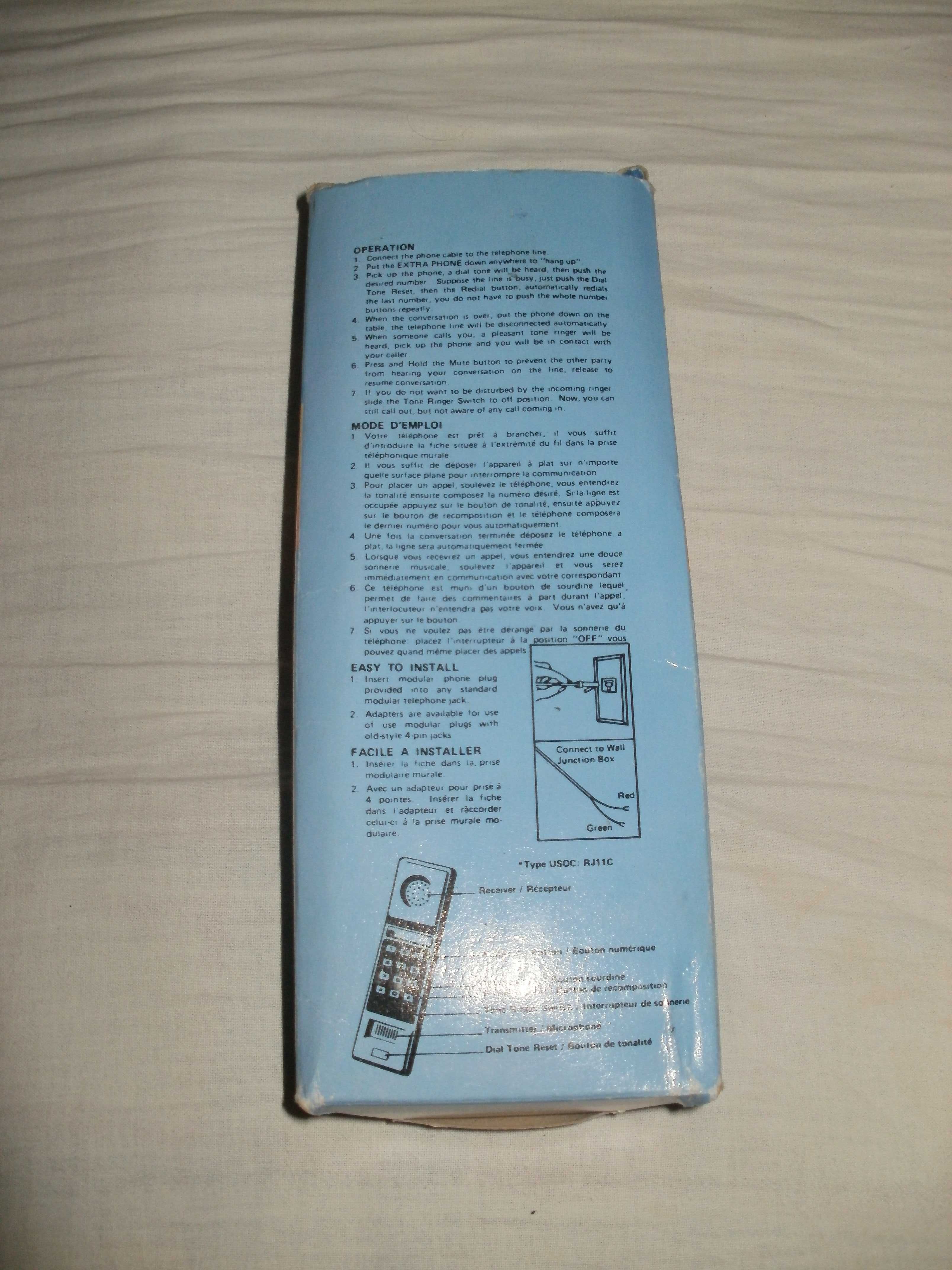 Telefon stacjonarny typu "słuchawka"