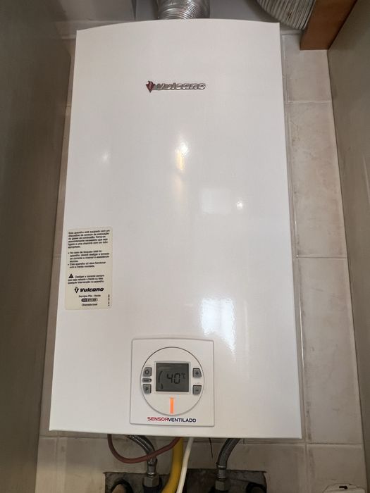 Esquentador Vulcano Sensor Ventilado Gás Natural