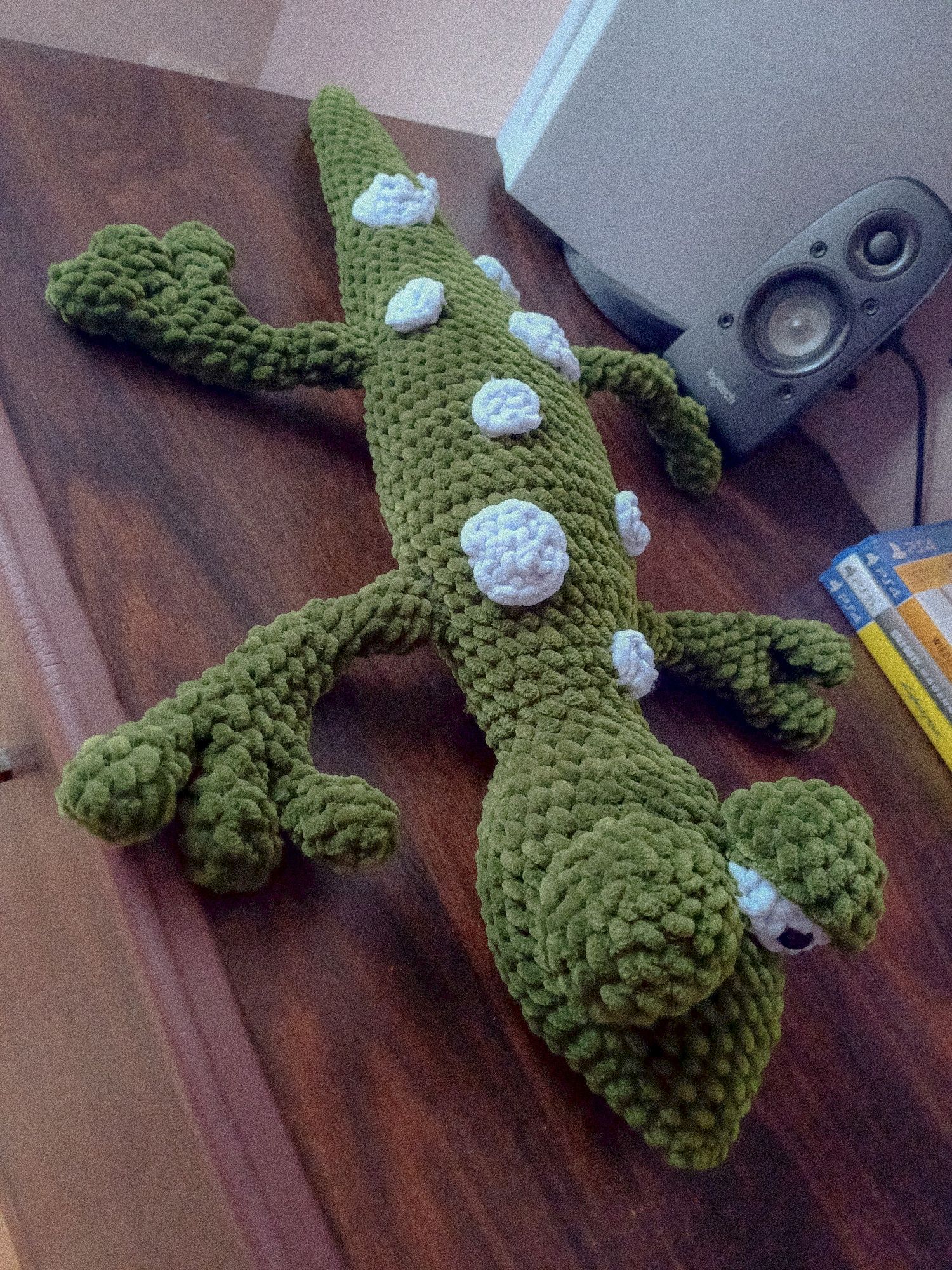 Jaszczurka amigurumi