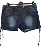 Stockerpoint jeansowe spodenki bawarskie zdobione bawaria 42