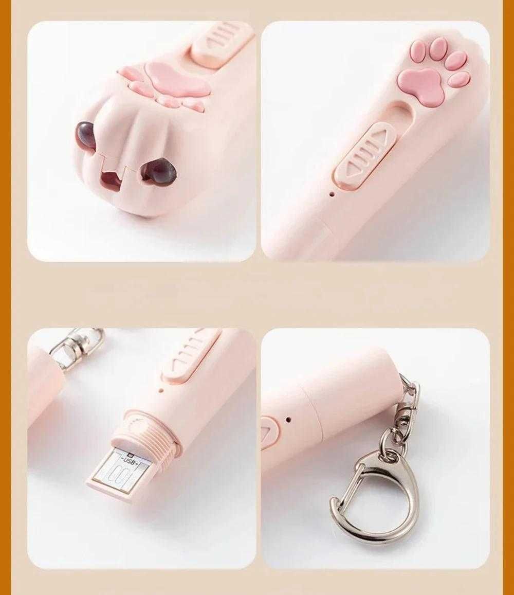 Багатофункціональна лазерна ручка для котів з USB-зарядкою — 5 в 1