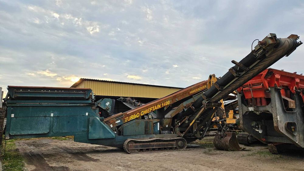Przesiewacz mobilny Powerscreen Chieftain 1400 rozdrabniacz wibrokrata