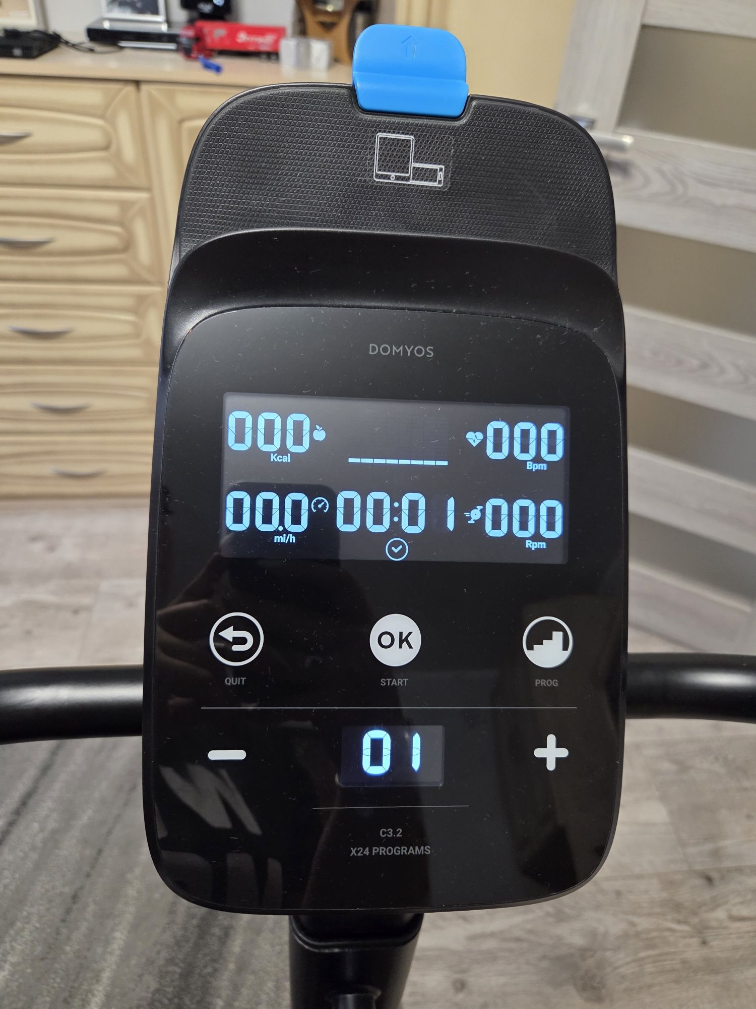 Rower stacjonarny Domyos EB900 B samozasilający