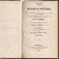 Essai sur le principe de population – 2 volumes-Thomas Malthus