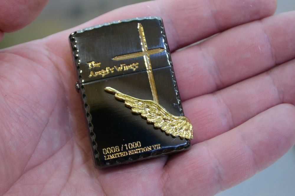 Запальничка Zippo Angel Wings Cross Black бензинова нова в коробці