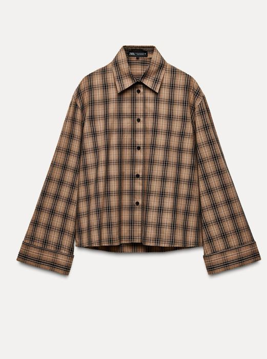 Картата сорочка ZARA