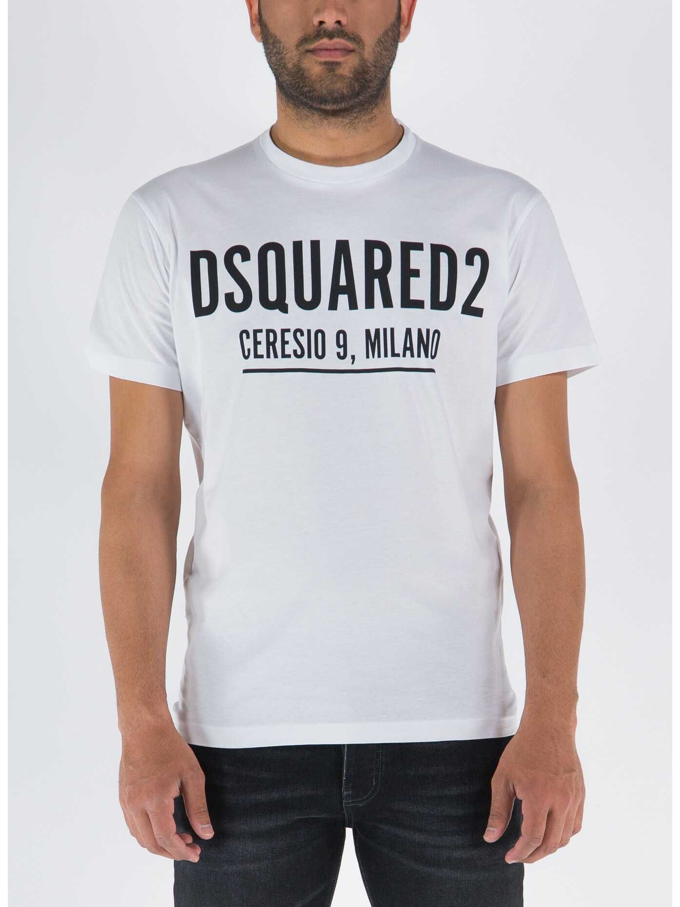 DSQUARED2 MILANO włoski t-shirt koszulka męska WHITE