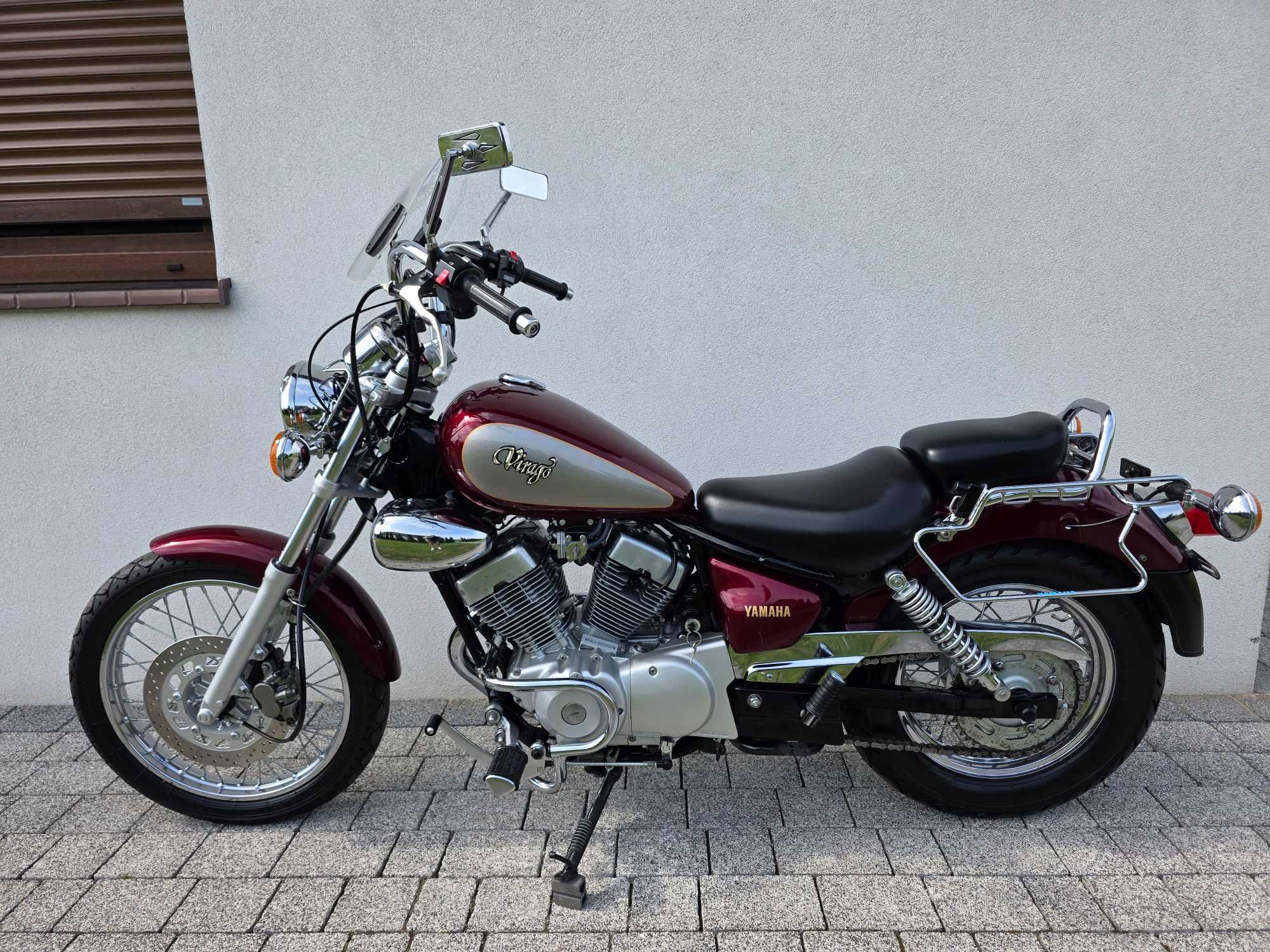 Yamaha Virago XV 125 tylko 9tysKM kat. B lub A1 Super Stan z Niemiec