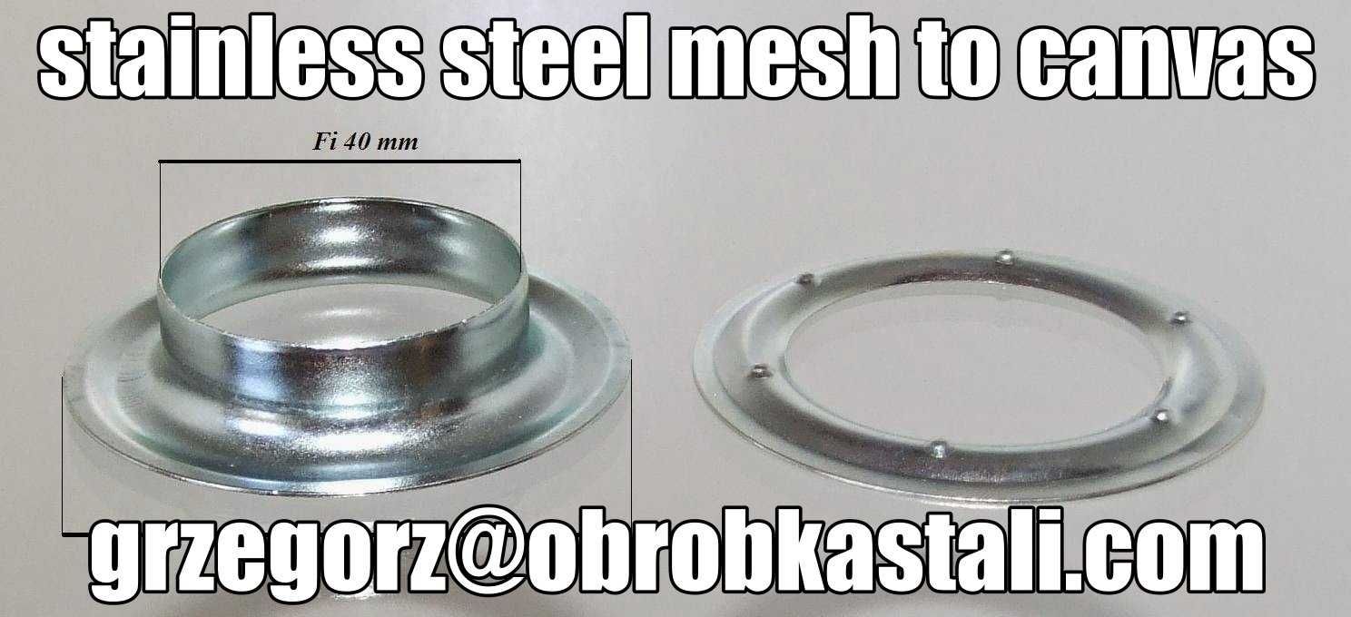 przelotki metalowe fi 40mm do firan i zasłon