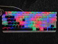 Klawiatura Gamigowa MODECOM VOLCANO LANPARTY RGB White Outemu Blue Alu