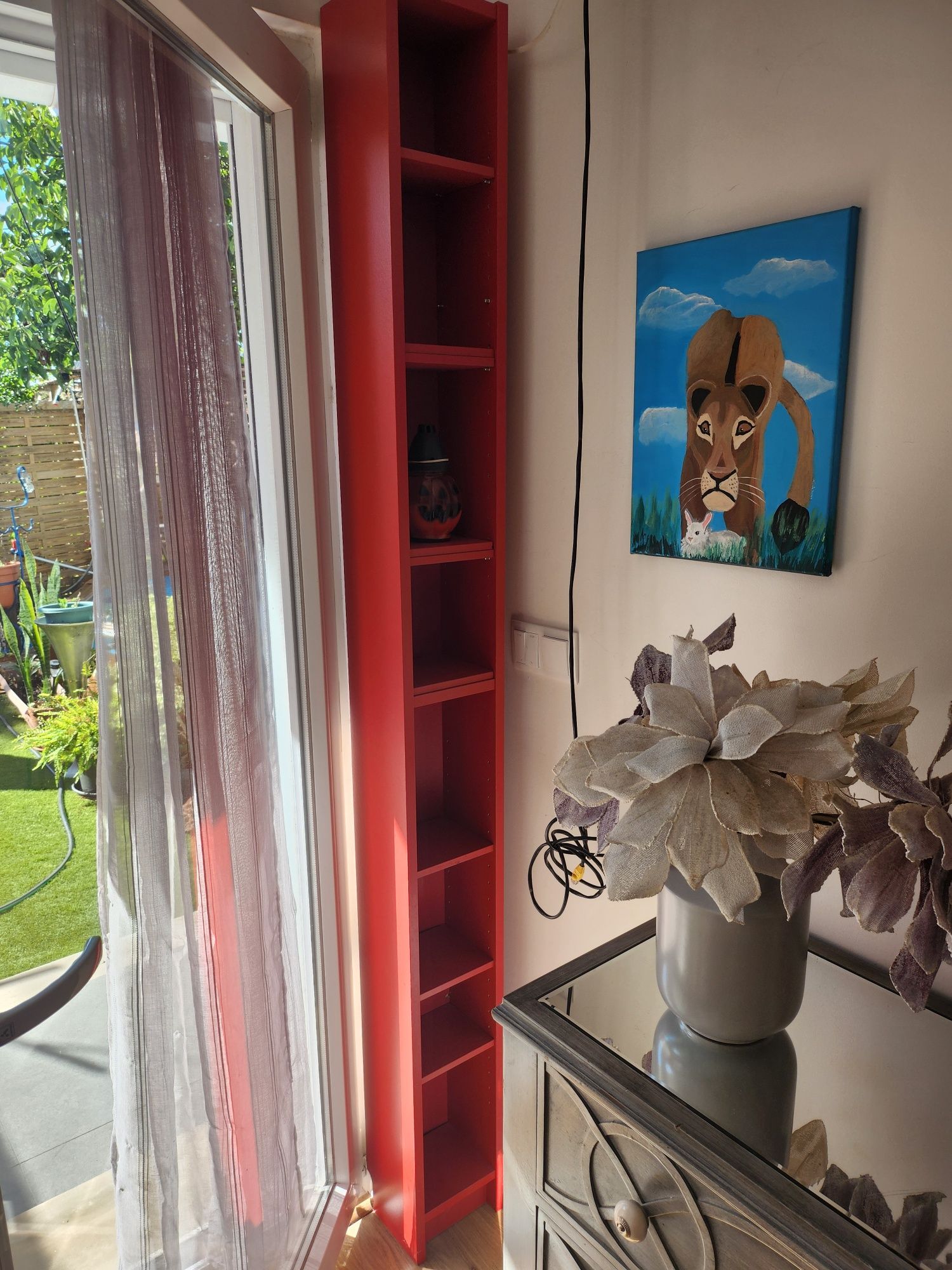 Móvel Ikea vermelho