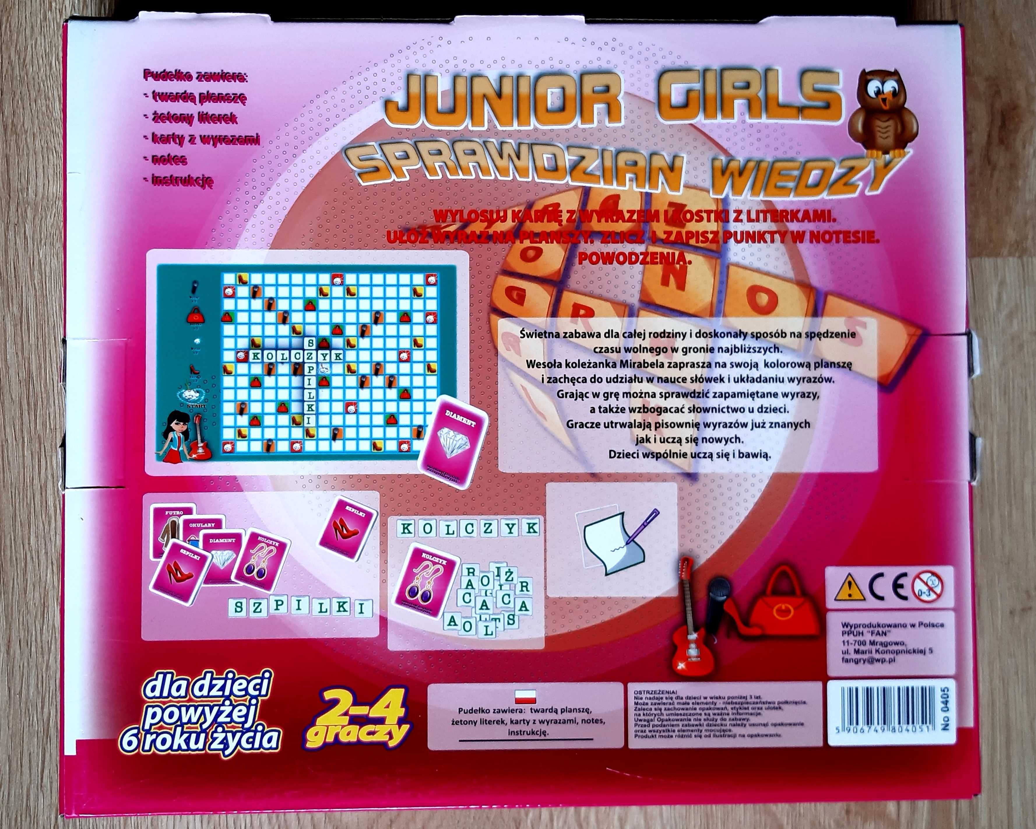 Gra edukacyjna Ułóż Wyrazy junior girls