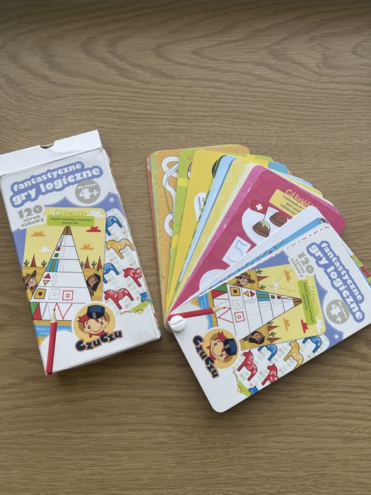 Fantastyczne gry logiczne CzuCzu 4+ 120 stron zabawy