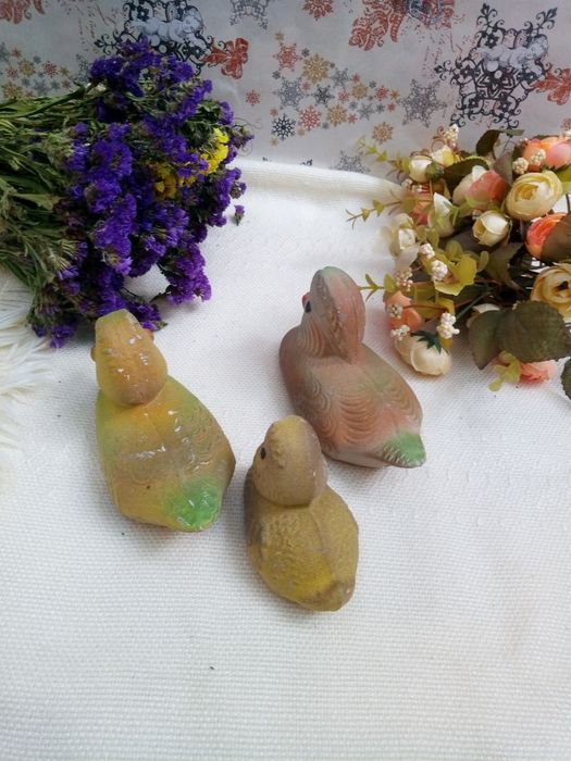 Резиновая игрушка уточка СССР  клеймо