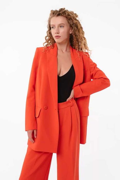Оверсайз піджак оранж