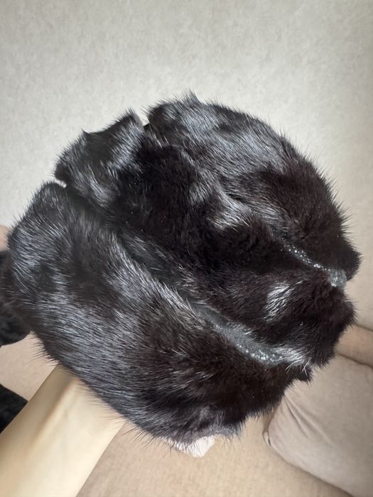 Зимова норкова шапка, стан новий