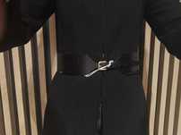 Szeroki pasek czarny Guess nowy