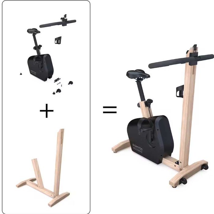 Bicicleta estacionária Domyos Woodbike 2021